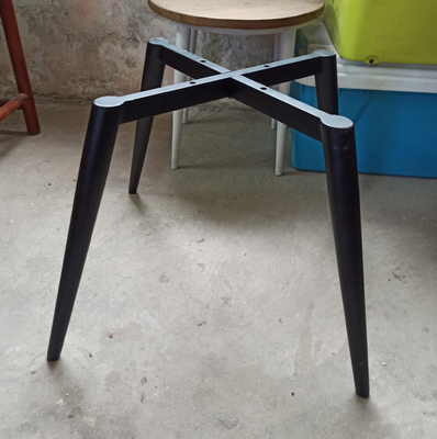 Moderno stile interno base di mobili in metallo rettangolare personalizzato con finitura in argento