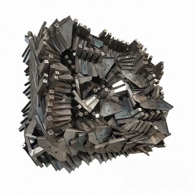 Piedi di tubi metallici per clientela Requisito di rivestimento metallico Componenti di finitura di precisione per attrezzature e macchine industriali